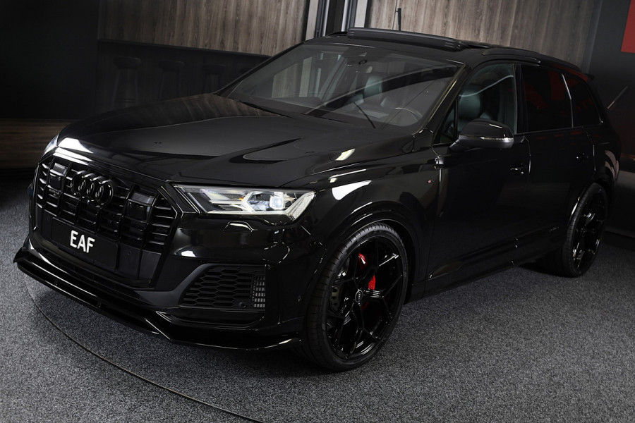 Audi Q7 55 TFSI Quattro SQ7 Look / 7 Persoons / RS Zetels / Head Up / Open Pano / Acc / Memory / Dode Hoek / 23 Inch / Trekhaak