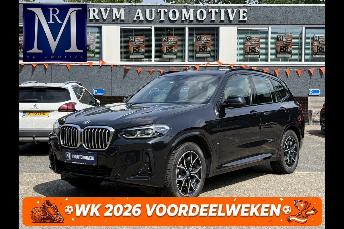 BMW X3 xDrive30e VAN: 40.900,- VOOR: 38.877,- UW WKVOORDEEL: 2.023,-PHEV | M-SPORT| DEALER ONDERHOUDEN| CAMERA| ELEKTRISCHE ACHTERKLEP| APPLE CARPLAY| RIJKLAARPRIJS