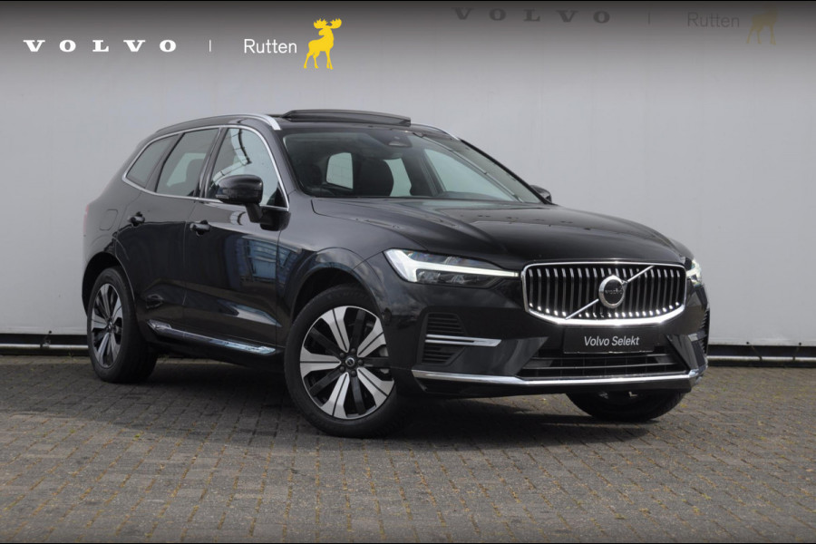 Volvo XC60 350PK Automaat T6 AWD Plus Bright / Navigatie / Elektrisch glazen schuif-kanteldak / Leren bekleding / Elektrisch verstelbare stoelen met geheugen / Stuur & Stoelverwarming / Achteruitrijcamera / Elektrische achterklep / Cruise control