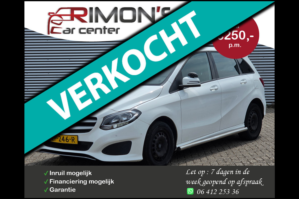 Mercedes-Benz B-Klasse 220 d Ambition Dealer Onderhouden 1 Ste Eigenaar