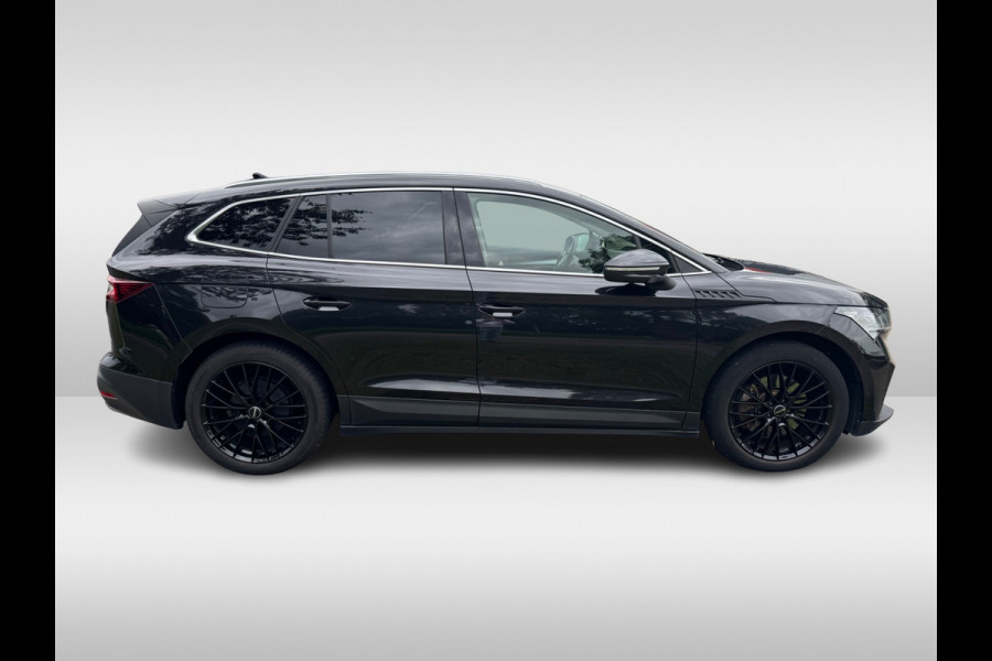 Škoda ENYAQ iV 80 / SoH 91,9% / Trekhaak / Panoramadak / Camera / Head-up / Warmtepomp / 20'' / Dodehoek / CarPlay / Stoelverwarming 4x / Stuurverwarming / DAB / ACC