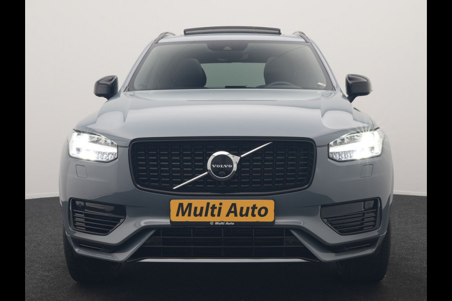 Volvo XC90 T8 Recharge AWD R-Design 7 Pers Long Range PHEV 456pk Dealer O.H | Luchtvering | Trekhaak Af Fabriek | Panodak | 360 Camera | Adaptive Cruise | Harman  / Kardon | Alcantara Sportstoelen Memory & Verwarmd | Keyless | Pilot Assist | Apple Carplay | Stuur Verwarmd | BLIS | Adaptive LED | Navigatie | Virtual | DAB | 22"L.M | Plug In Hybrid |