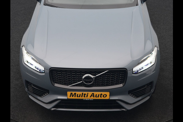 Volvo XC90 T8 Recharge AWD R-Design 7 Pers Long Range PHEV 456pk Dealer O.H | Luchtvering | Trekhaak Af Fabriek | Panodak | 360 Camera | Adaptive Cruise | Harman  / Kardon | Alcantara Sportstoelen Memory & Verwarmd | Keyless | Pilot Assist | Apple Carplay | Stuur Verwarmd | BLIS | Adaptive LED | Navigatie | Virtual | DAB | 22"L.M | Plug In Hybrid |