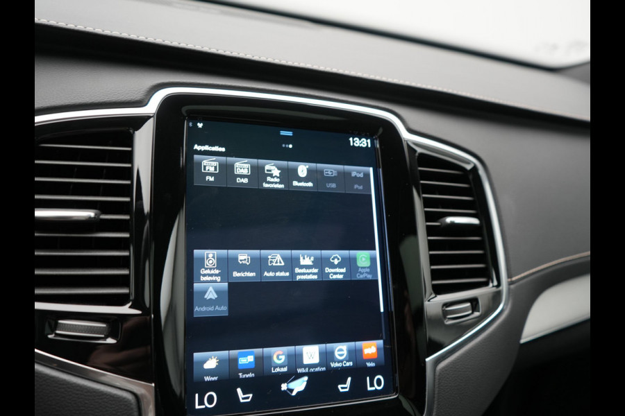 Volvo XC90 T8 Recharge AWD R-Design 7 Pers Long Range PHEV 456pk Dealer O.H | Luchtvering | Trekhaak Af Fabriek | Panodak | 360 Camera | Adaptive Cruise | Harman  / Kardon | Alcantara Sportstoelen Memory & Verwarmd | Keyless | Pilot Assist | Apple Carplay | Stuur Verwarmd | BLIS | Adaptive LED | Navigatie | Virtual | DAB | 22"L.M | Plug In Hybrid |
