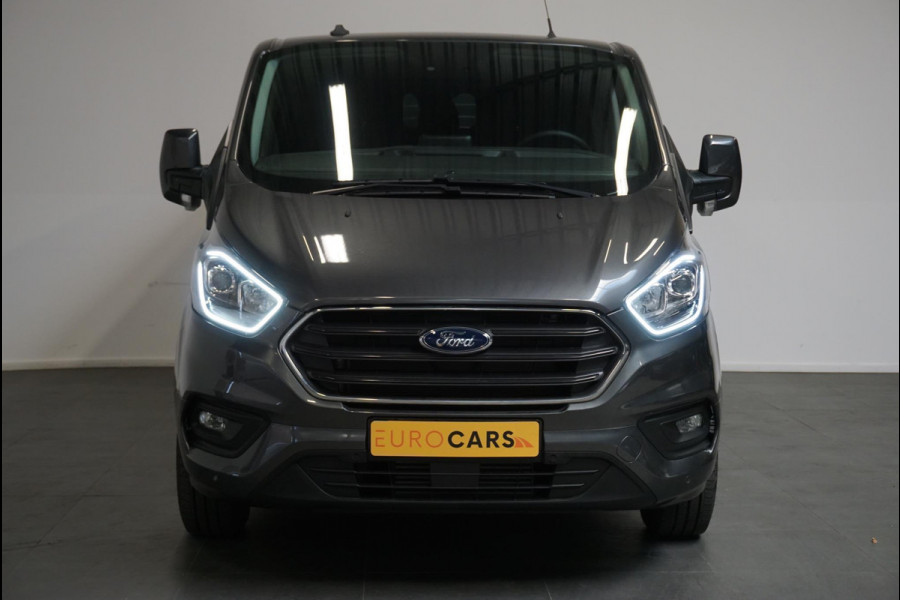 Ford Transit Custom 300 2.0 TDCI L2H1 Limited Dubbele Cabine Navigatie Airco 2 Schuifdeuren Trekhaak Parkeersensoren Apple Carplay Android auto DAB
