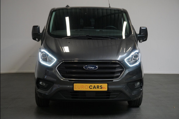 Ford Transit Custom 300 2.0 TDCI L2H1 Limited Dubbele Cabine Navigatie Airco 2 Schuifdeuren Trekhaak Parkeersensoren Apple Carplay Android auto DAB