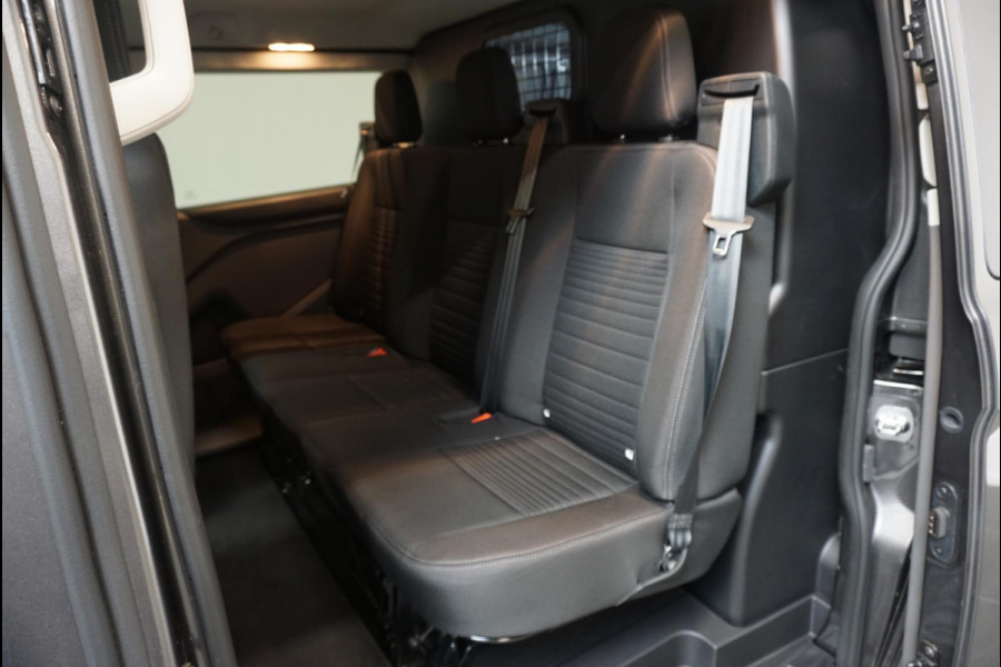 Ford Transit Custom 300 2.0 TDCI L2H1 Limited Dubbele Cabine Navigatie Airco 2 Schuifdeuren Trekhaak Parkeersensoren Apple Carplay Android auto DAB