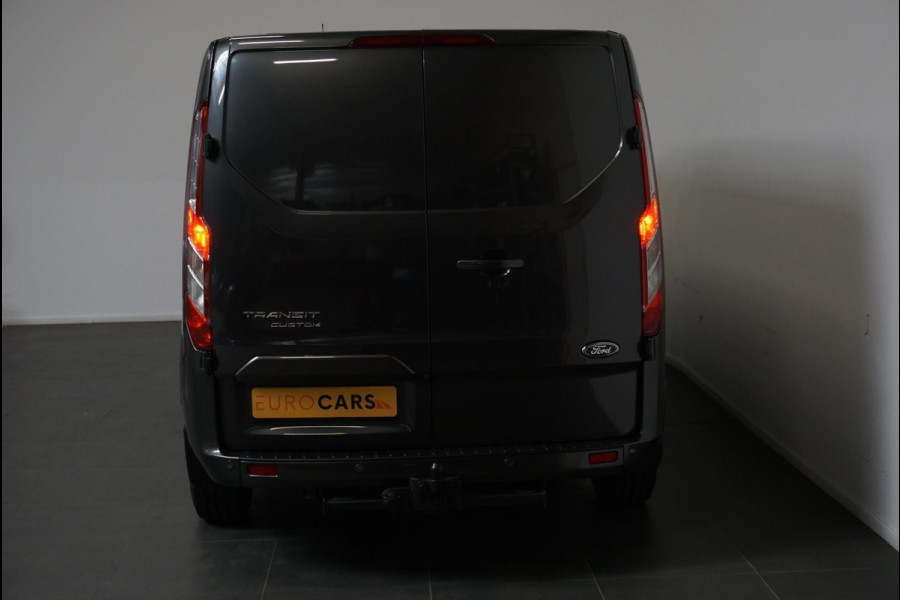 Ford Transit Custom 300 2.0 TDCI L2H1 Limited Dubbele Cabine Navigatie Airco 2 Schuifdeuren Trekhaak Parkeersensoren Apple Carplay Android auto DAB