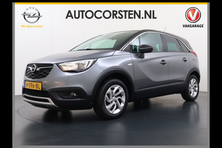 Opel Crossland X 1.2 Turbo 111PK Stoel+Stuurverwarming Two-Tone Navi Ecc Apple Carplay Android Auto Pdc Innovation Cruise Control Regen-Lichtsensor Lmv Led Isofix USB Dealeronderhouden