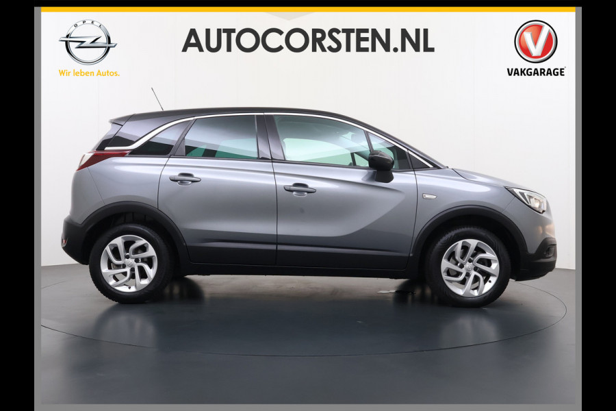 Opel Crossland X 1.2 Turbo 111PK Stoel+Stuurverwarming Two-Tone Navi Ecc Apple Carplay Android Auto Pdc Innovation Cruise Control Regen-Lichtsensor Lmv Led Isofix USB Dealeronderhouden