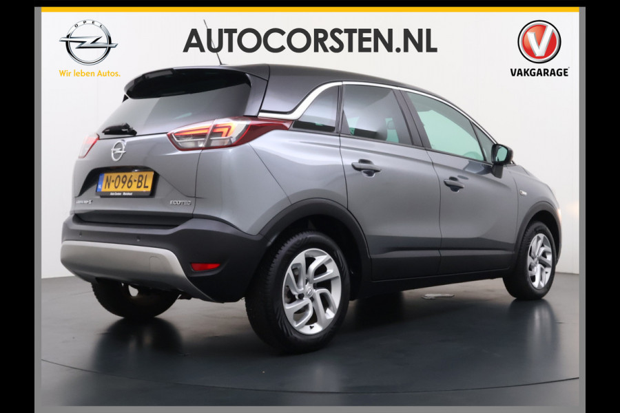 Opel Crossland X 1.2 Turbo 111PK Stoel+Stuurverwarming Two-Tone Navi Ecc Apple Carplay Android Auto Pdc Innovation Cruise Control Regen-Lichtsensor Lmv Led Isofix USB Dealeronderhouden