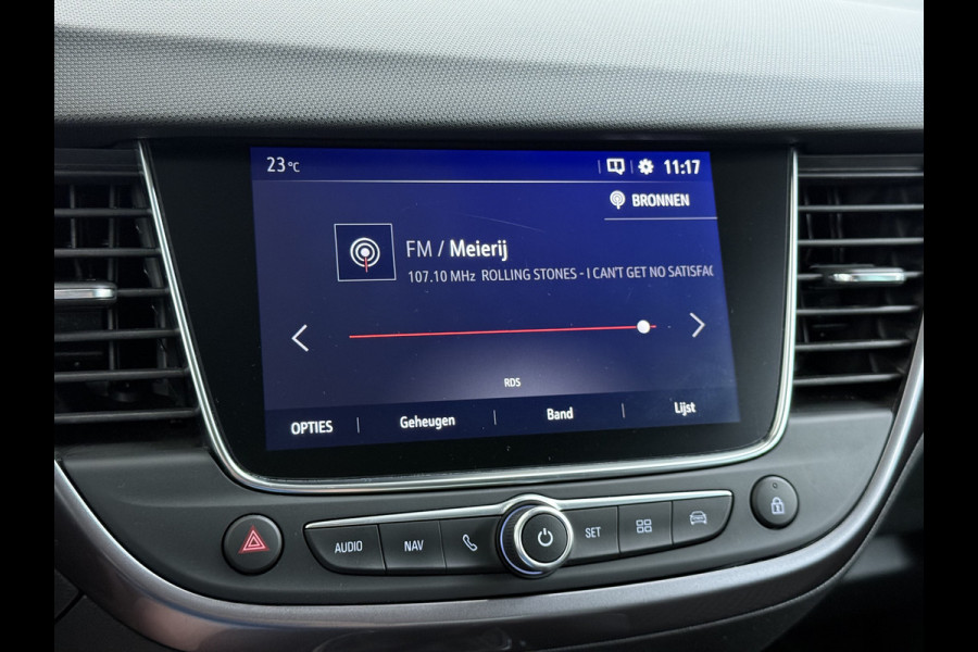 Opel Crossland X 1.2 Turbo 111PK Stoel+Stuurverwarming Two-Tone Navi Ecc Apple Carplay Android Auto Pdc Innovation Cruise Control Regen-Lichtsensor Lmv Led Isofix USB Dealeronderhouden