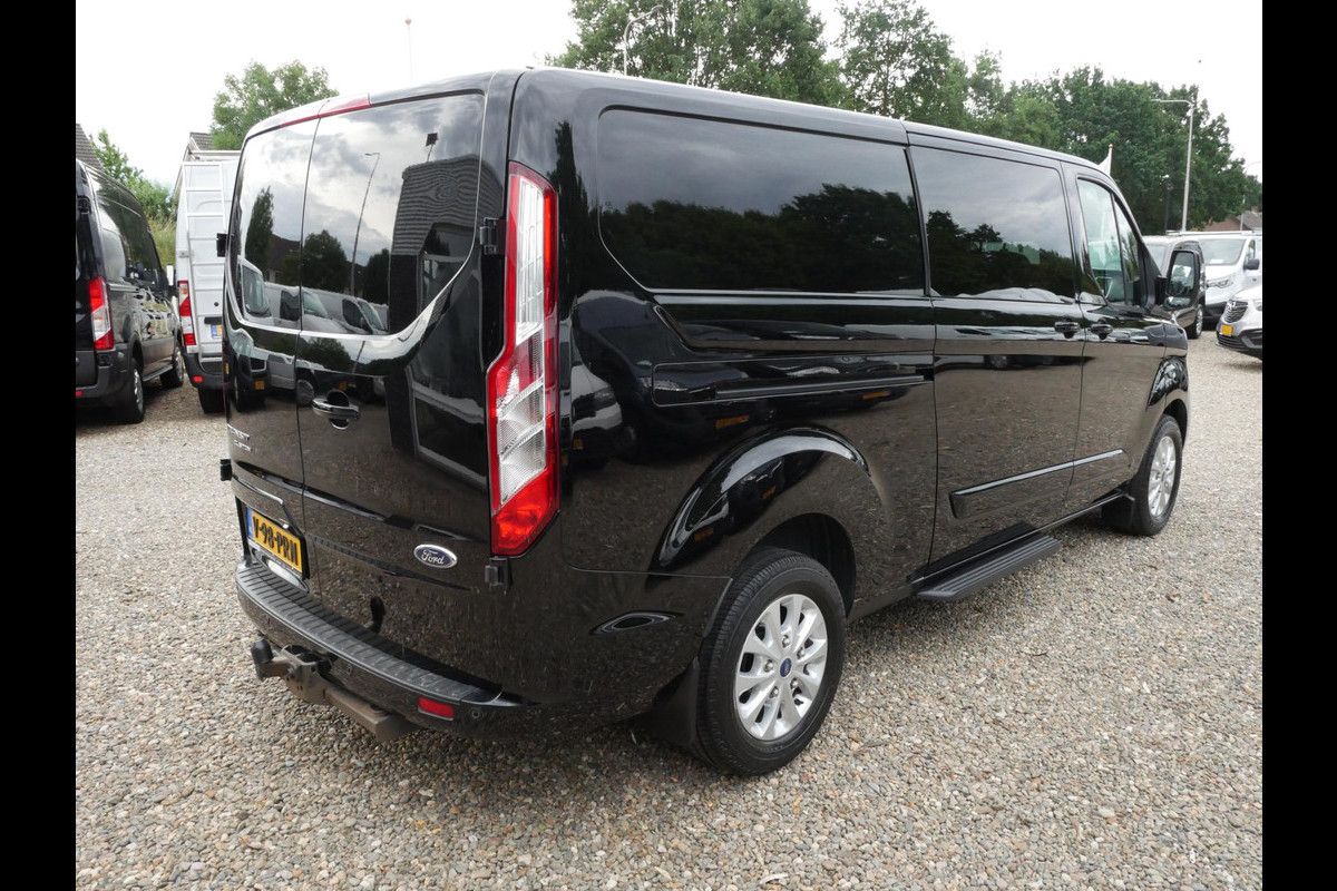 Ford Transit Custom 2.0 TDCI 130PK,L2H1, Limited, Dubbel cabine, 2 x Schuifdeur, Airco