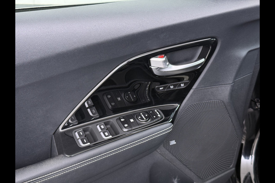 Kia e-Niro ExecutiveLine 64kWh Warmtepomp Leder+Verwarmd+Geventileerd JBL®-Audio Adap.Cruise Elek.Stoel+Memory Stuur+Achterbankverwarming N SOH 100% Apple Carplay/Android Auto Keyless Privacy Glas Led Lmv Isofix Lane Assist VESS DAB Origineel Nederlandse Auto
