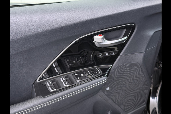 Kia e-Niro ExecutiveLine 64kWh Warmtepomp Leder+Verwarmd+Geventileerd JBL®-Audio Adap.Cruise Elek.Stoel+Memory Stuur+Achterbankverwarming N SOH 100% Apple Carplay/Android Auto Keyless Privacy Glas Led Lmv Isofix Lane Assist VESS DAB Origineel Nederlandse Auto
