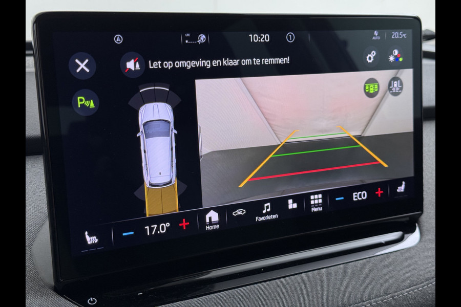 Škoda ENYAQ iV 60 SOH 91% Warmtepomp Adap.Cruise Stuur+Stoelverwarming Camera 3-Zone Ecc Navi Apple Carplay Android Auto Keyless Advanced Pdc Lane Assist Dodehoek Assist Lmv 19" Bluetooth DAB Virtual Cockpit Verkeersbord Detectie 1e Eigenaar Origineel Nederlandse Auto Dealeronderhouden