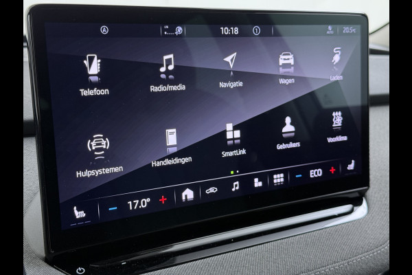 Škoda ENYAQ iV 60 SOH 91% Warmtepomp Adap.Cruise Stuur+Stoelverwarming Camera 3-Zone Ecc Navi Apple Carplay Android Auto Keyless Advanced Pdc Lane Assist Dodehoek Assist Lmv 19" Bluetooth DAB Virtual Cockpit Verkeersbord Detectie 1e Eigenaar Origineel Nederlandse Auto Dealeronderhouden