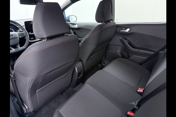 Ford Fiesta 1.0T 125PK Hybrid ST-Line Stoel+Stuur+Voorruitverwarming Apple Carplay/Android Auto Navi* Ecc Cruise Control Pdc Keyless DAB+ Bluetooth Lmv Lane Assist Isofix Regensensor 1e Eigenaar Origineel Nederlandse Auto