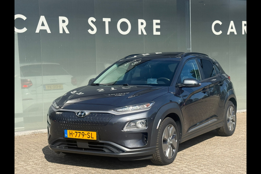 Hyundai Kona EV Premium 64 kWh 100% SOH SCHUIFDAK|TREKHAAK WARMTEPOMP