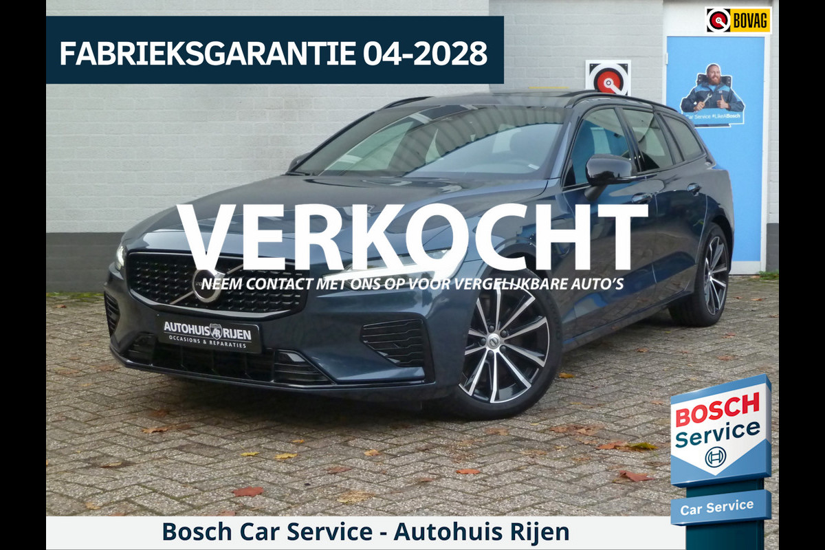 Volvo V60 2.0 T6 Plug-in hybrid AWD Plus Dark|Panodak|Pilot-Assist|BLIS|Memory|Long-Range|Denim Blue
