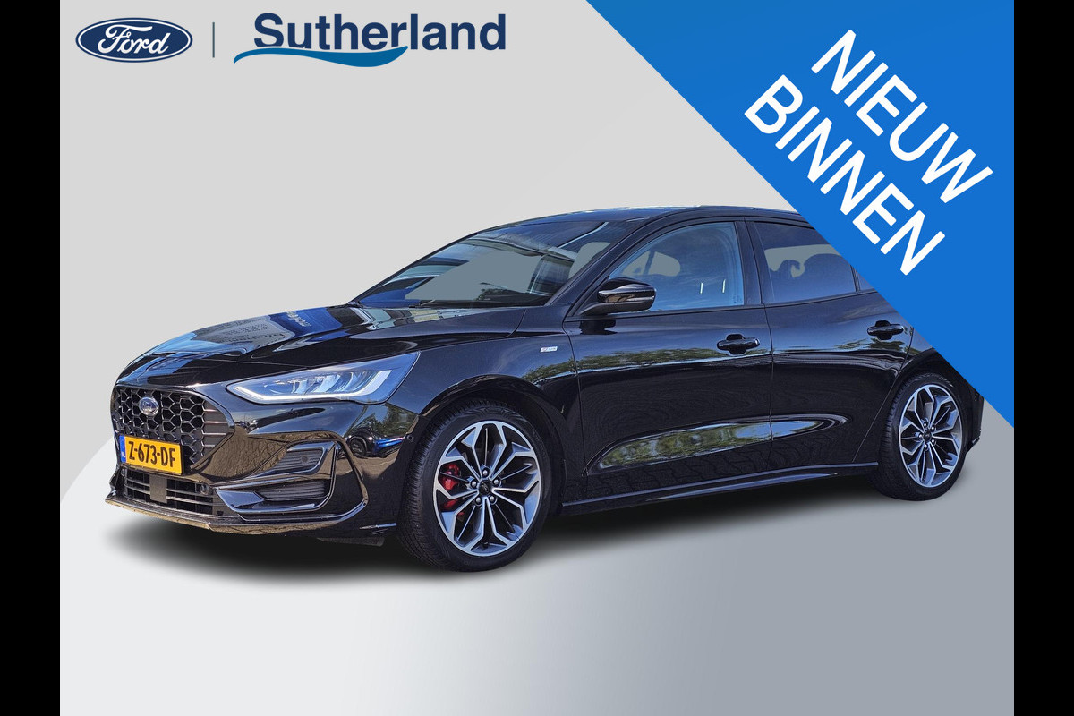 Ford Focus 1.0 EcoBoost Hybrid ST Line X 155 pk automaat | Full led | Adaptrive cruise | Dodehoekdetectie | Camera | 18'' | Virtual cockpit | Keyless etc.