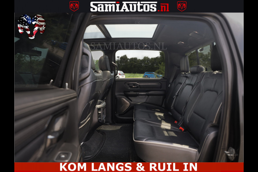 Dodge Ram 1500 LIMITED 5.7 V8 | GRANITE KLEUR | BRONS 4PLAY WIELEN | HUD | MEGA DIK | LUCHTVERING | VOLLE PICK UP | CREW CAB 5 PERSOONS GRIJS KENTEKEN | DUBBELE CABINE |