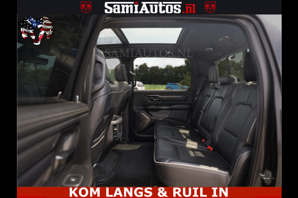 Dodge Ram 1500 LIMITED 5.7 V8 | GRANITE KLEUR | BRONS 4PLAY WIELEN | HUD | MEGA DIK | LUCHTVERING | VOLLE PICK UP | CREW CAB 5 PERSOONS GRIJS KENTEKEN | DUBBELE CABINE |