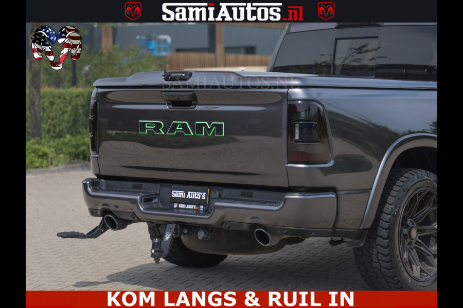 Dodge Ram 1500 LIMITED 5.7 V8 | GRANITE KLEUR | BRONS 4PLAY WIELEN | HUD | MEGA DIK | LUCHTVERING | VOLLE PICK UP | CREW CAB 5 PERSOONS GRIJS KENTEKEN | DUBBELE CABINE |