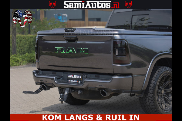 Dodge Ram 1500 LIMITED 5.7 V8 | GRANITE KLEUR | BRONS 4PLAY WIELEN | HUD | MEGA DIK | LUCHTVERING | VOLLE PICK UP | CREW CAB 5 PERSOONS GRIJS KENTEKEN | DUBBELE CABINE |
