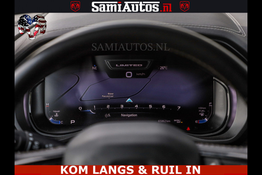 Dodge Ram 1500 LIMITED 5.7 V8 | GRANITE KLEUR | BRONS 4PLAY WIELEN | HUD | MEGA DIK | LUCHTVERING | VOLLE PICK UP | CREW CAB 5 PERSOONS GRIJS KENTEKEN | DUBBELE CABINE |