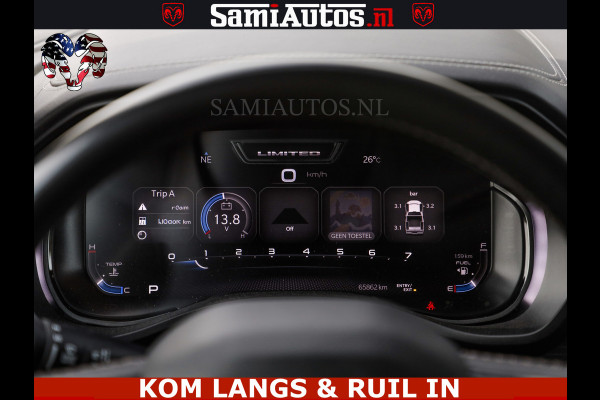 Dodge Ram 1500 LIMITED 5.7 V8 | GRANITE KLEUR | BRONS 4PLAY WIELEN | HUD | MEGA DIK | LUCHTVERING | VOLLE PICK UP | CREW CAB 5 PERSOONS GRIJS KENTEKEN | DUBBELE CABINE |