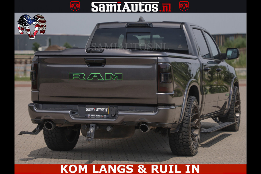 Dodge Ram 1500 LIMITED 5.7 V8 | GRANITE KLEUR | BRONS 4PLAY WIELEN | HUD | MEGA DIK | LUCHTVERING | VOLLE PICK UP | CREW CAB 5 PERSOONS GRIJS KENTEKEN | DUBBELE CABINE |
