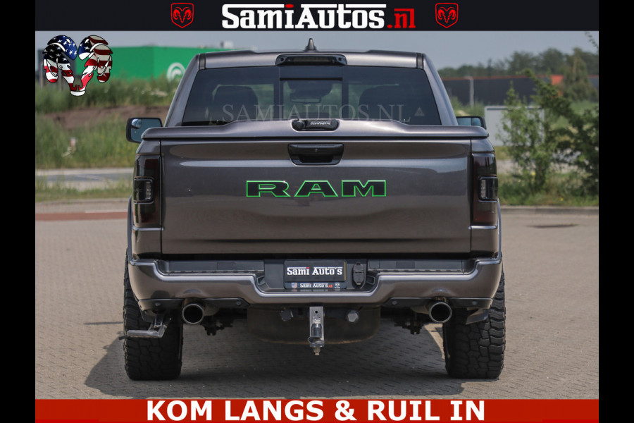 Dodge Ram 1500 LIMITED 5.7 V8 | GRANITE KLEUR | BRONS 4PLAY WIELEN | HUD | MEGA DIK | LUCHTVERING | VOLLE PICK UP | CREW CAB 5 PERSOONS GRIJS KENTEKEN | DUBBELE CABINE |