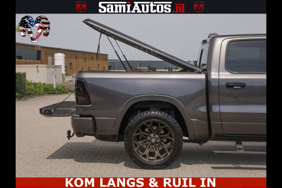 Dodge Ram 1500 LIMITED 5.7 V8 | GRANITE KLEUR | BRONS 4PLAY WIELEN | HUD | MEGA DIK | LUCHTVERING | VOLLE PICK UP | CREW CAB 5 PERSOONS GRIJS KENTEKEN | DUBBELE CABINE |