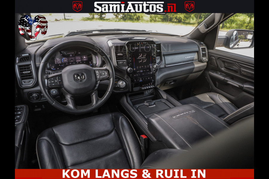 Dodge Ram 1500 LIMITED 5.7 V8 | GRANITE KLEUR | BRONS 4PLAY WIELEN | HUD | MEGA DIK | LUCHTVERING | VOLLE PICK UP | CREW CAB 5 PERSOONS GRIJS KENTEKEN | DUBBELE CABINE |