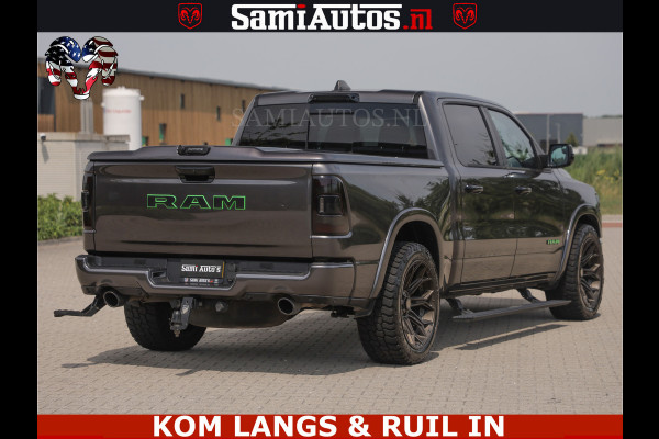 Dodge Ram 1500 LIMITED 5.7 V8 | GRANITE KLEUR | BRONS 4PLAY WIELEN | HUD | MEGA DIK | LUCHTVERING | VOLLE PICK UP | CREW CAB 5 PERSOONS GRIJS KENTEKEN | DUBBELE CABINE |