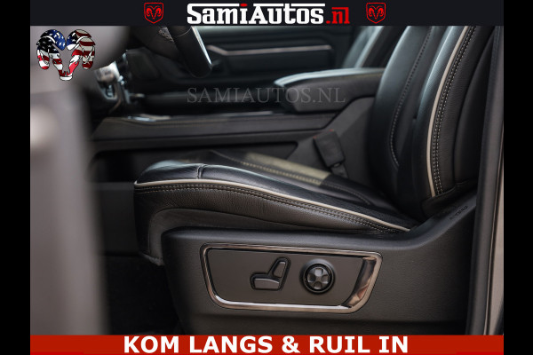 Dodge Ram 1500 LIMITED 5.7 V8 | GRANITE KLEUR | BRONS 4PLAY WIELEN | HUD | MEGA DIK | LUCHTVERING | VOLLE PICK UP | CREW CAB 5 PERSOONS GRIJS KENTEKEN | DUBBELE CABINE |