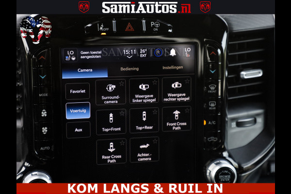 Dodge Ram 1500 LIMITED 5.7 V8 | GRANITE KLEUR | BRONS 4PLAY WIELEN | HUD | MEGA DIK | LUCHTVERING | VOLLE PICK UP | CREW CAB 5 PERSOONS GRIJS KENTEKEN | DUBBELE CABINE |