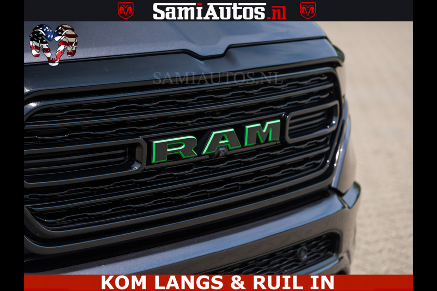 Dodge Ram 1500 LIMITED 5.7 V8 | GRANITE KLEUR | BRONS 4PLAY WIELEN | HUD | MEGA DIK | LUCHTVERING | VOLLE PICK UP | CREW CAB 5 PERSOONS GRIJS KENTEKEN | DUBBELE CABINE |