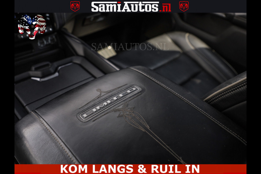 Dodge Ram 1500 LIMITED 5.7 V8 | GRANITE KLEUR | BRONS 4PLAY WIELEN | HUD | MEGA DIK | LUCHTVERING | VOLLE PICK UP | CREW CAB 5 PERSOONS GRIJS KENTEKEN | DUBBELE CABINE |