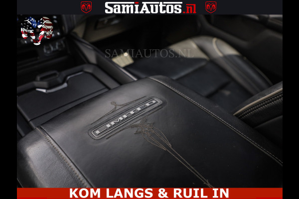 Dodge Ram 1500 LIMITED 5.7 V8 | GRANITE KLEUR | BRONS 4PLAY WIELEN | HUD | MEGA DIK | LUCHTVERING | VOLLE PICK UP | CREW CAB 5 PERSOONS GRIJS KENTEKEN | DUBBELE CABINE |