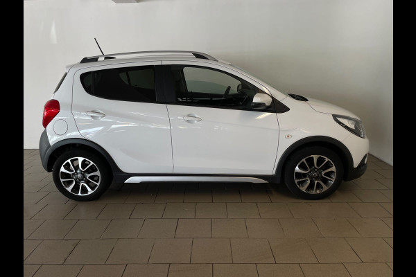 Opel KARL 1.0 Rocks Online Edition AIRCO SCHERM CRUISE VELGEN MULIT STUUR ELEK RAMEN CENT VERG PRIVACYGLAS ZEER NETTE AUTO