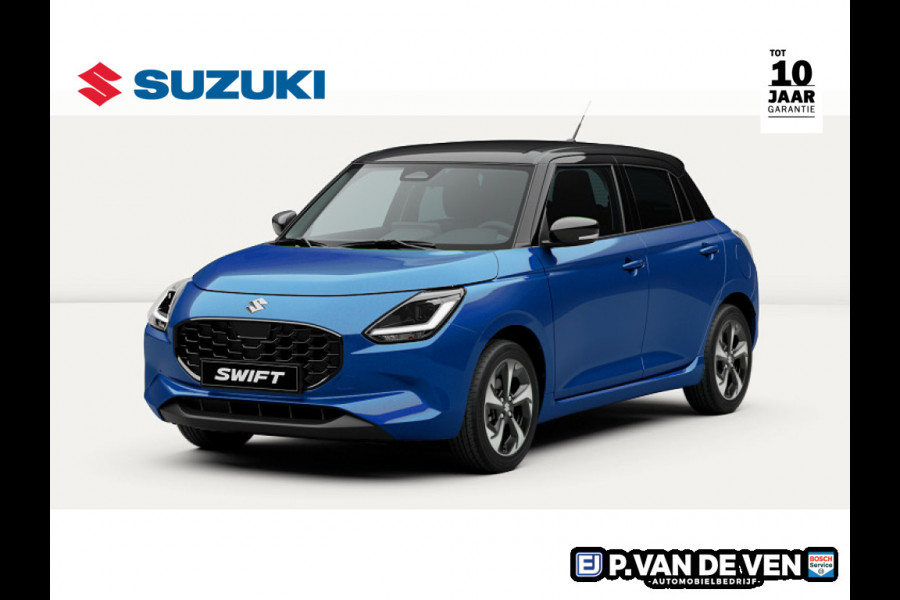 Suzuki Swift 1.2 Style Smart Hybrid | Uit voorraad leverbaar | 1894 | €2.200,- voordeel | Adapt. Cruise | Camera | Stoelverwarming | 16'' | Dodehoek | Carplay/Android Auto | Smart Entry |
