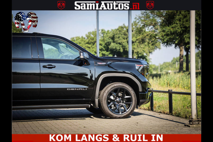 GMC Sierra DENALI 6.2 V8 426PK Full Option | De Meest Luxe Pick-Up in zijn Klasse | Comfortabele Dubbele Cabine met Royale 5 Zitplaatsen | BPM vrij | Nu Leverbaar uit Voorraad | Voorraad Nr 1539