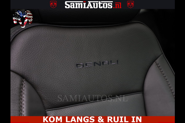 GMC Sierra DENALI 6.2 V8 426PK Full Option | De Meest Luxe Pick-Up in zijn Klasse | Comfortabele Dubbele Cabine met Royale 5 Zitplaatsen | BPM vrij | Nu Leverbaar uit Voorraad | Voorraad Nr 1539