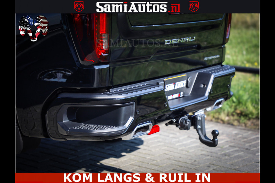 GMC Sierra DENALI 6.2 V8 426PK Full Option | De Meest Luxe Pick-Up in zijn Klasse | Comfortabele Dubbele Cabine met Royale 5 Zitplaatsen | BPM vrij | Nu Leverbaar uit Voorraad | Voorraad Nr 1539