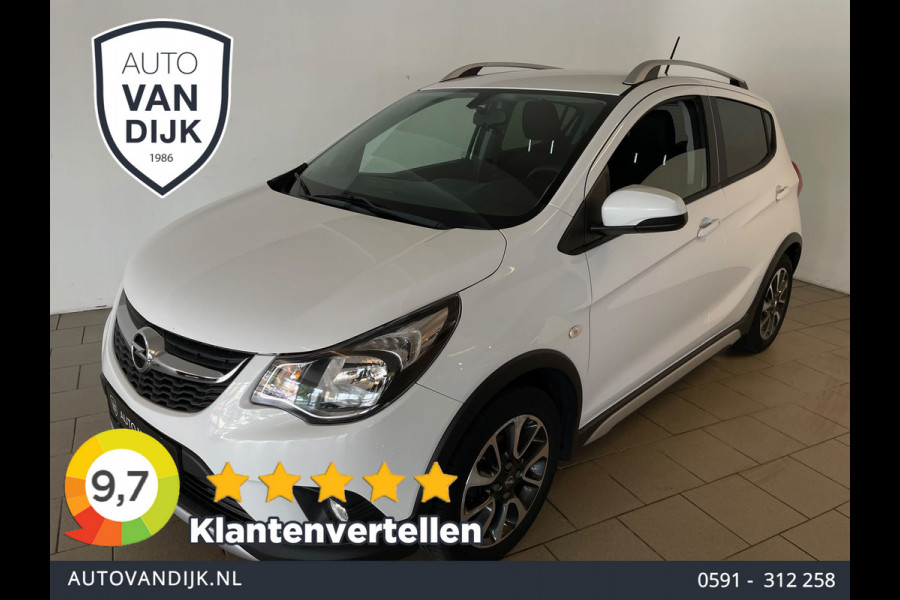 Opel KARL 1.0 Rocks Online Edition AIRCO SCHERM CRUISE VELGEN MULIT STUUR ELEK RAMEN CENT VERG PRIVACYGLAS ZEER NETTE AUTO
