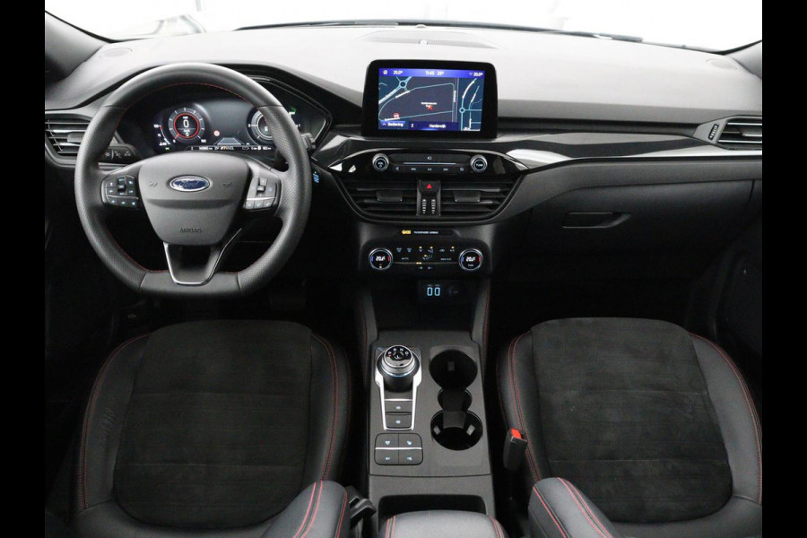 Ford Kuga 2.5 PHEV ST-Line | SOH 94,5% | Adaptive cruise | Leder/Alcantara | Camera | Carplay | Side Assist | Navigatie | Keyless | Parkeerhulp | Elektrische kofferklep | Climate control | Plug In