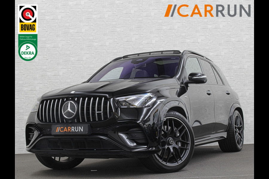 Mercedes-Benz GLE AMG 53 Hybrid | Carbon | Panorama | Stoelventilatie en Massage | 360 Camera | Head-Up | Softclose | Burmester | Trekhaak | Carbon | 4-Zone Clima | AMG Drive-Unit | Stoelverwarming V+A | 22 Inch | Keyless-Go | Night-Pakket | Memory | Luchtvering | Carplay | Stuurverwarming | Bekerhouder Clima | Draadloos Laden |