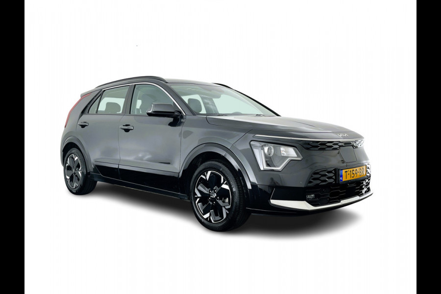 Kia Niro EV DynamicLine 64.8 kWh [3-Fase-11kW] {SoH-96%} (INCL-BTW) Aut. *LEATHER-FABRIC | ADAPTIVE-CRUISE | DIGI-COCKPIT | KEYLESS | CAMERA | DAB | COMFORTSEATS | SHIFTPADDLES | ECC | PDC | CARPLAY | AMBIENT-LIGHT | 17''ALU*